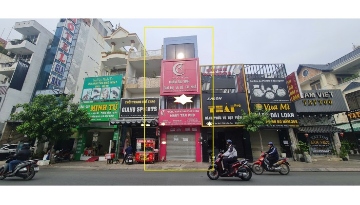 SỐC-Cho thuê nhà Mặt Tiền Tân Sơn Nhì 56m2, 3Lầu - 22Triệu